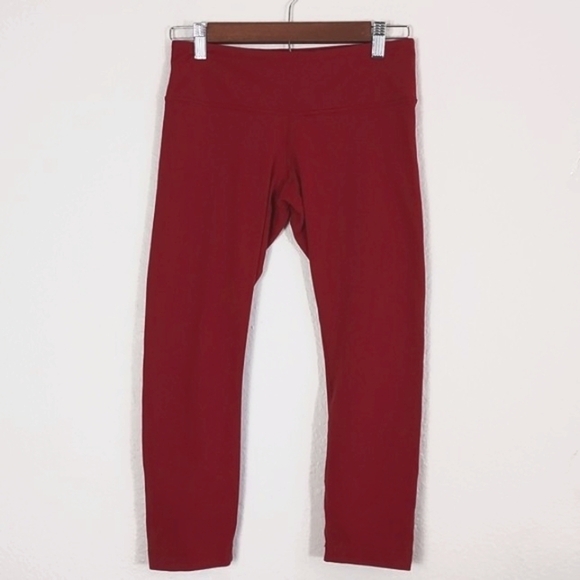Lululemon Leggings Cropped 22" Pink Size 6 - Picture 1 of 16